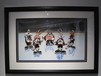 Bugs Bunny Animation Art Bugs Bunny Animation Art Stanley Cup Winner - Original Cel (Framed)